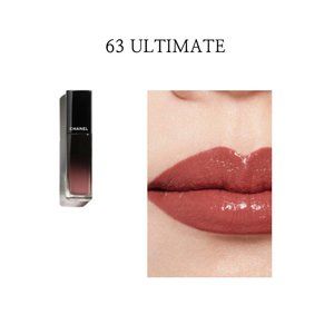 NEW Chanel Rouge Allure Laque Ultrawear Shine Liquid Lipstick 63 Ultimate